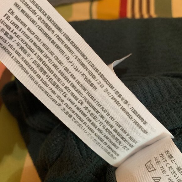 Abercrombie & Fitch Sweater Green Long Sleeve V-Neck Soft A&F Cozy XL Classic - Picture 14 of 14